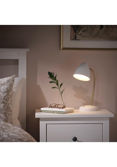 Led'li Çalışma-okuma Lambası Meridyendukkan Beyaz-gold Rengi Masa Lambası Diğer