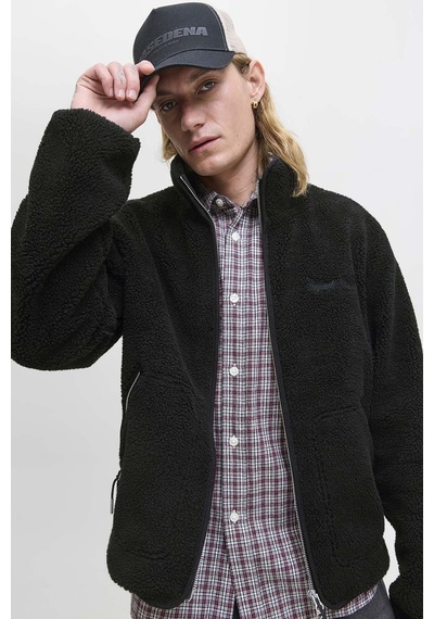 Jack & Jones Jornorrebro Teddy Jacket Sn Siyah Erkek Ceket 12282890 Siyah