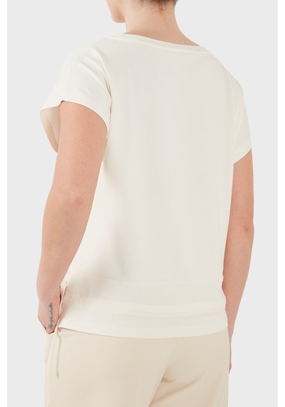 Emporio Armani Bayan T Shirt Ew002908 Af19032 U1054 Ekru