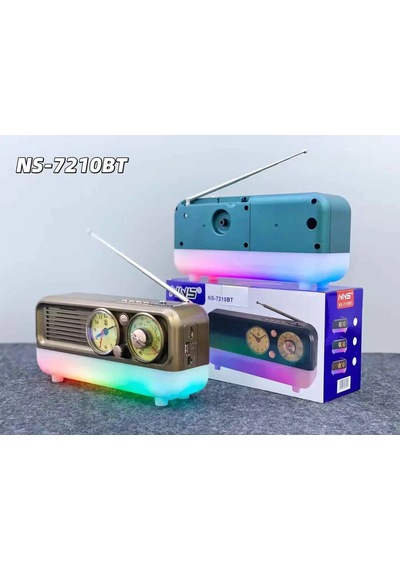 Concord Ns-7210 Nostaljik Tasarım Usb & Tf & Aux Fm Radyo Bluetooh Hoparlör