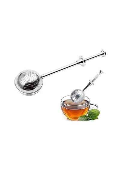 Paslanmaz Çelik Elek Ve Çay Süzgeci Basmalı Mandallı 304 Çelik Un, Kakao, Pudra Şekeri Eleği Ve Bitki Çayı Diğer