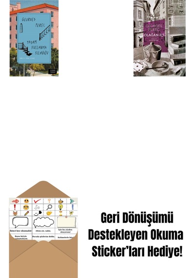 Yaşam Kullanma Kılavuzu Ciltli + Olağan-içi + Okuma Sticker'ları