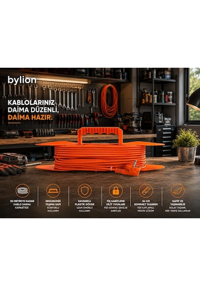 Kablo Toplayıcı Organizer, 30 Metre Kapasiteli, Plastik Kablo Sarma Aparatı, 36 Cm, Taşınabilir Kablo Düzenleyici, Sabitleme Yuvalı, Pratik Kullanım, Kablo Tutucu Belirtilmemiş Kablo Toplayıcı Organizer, 30 Metre Kapasiteli, Plastik Kablo Sarma Aparatı, 36 Cm, Taşınabilir Kablo Düzenleyici, Sabitleme Yuvalı, Pratik Kullanım, Kablo Tutucu Belirtilmemiş