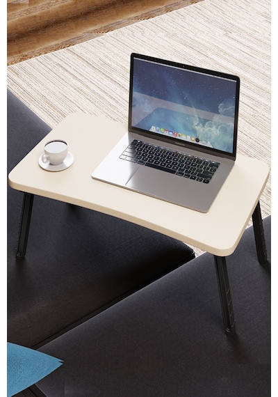 Intergo-Eticaret Renkli Laptop Sehpası Katlanabilir Yatak Koltuk Üstü Kahvaltı Bilgisayar Sehpası
