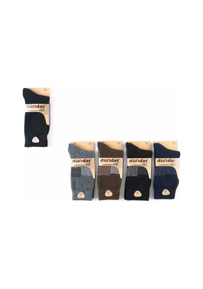 Dündar Çorap Dündar Erkek Plus Lambswool Yün Çorap 5909 - 6 Adet
