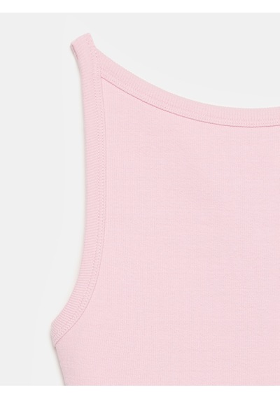 Dilvin 32774 Halter Yaka Top-toz Pembe