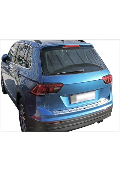 Vw Tiguan Krom Arka Tampon Üstü Koruma 2016 ve Üzeri P.Çelik