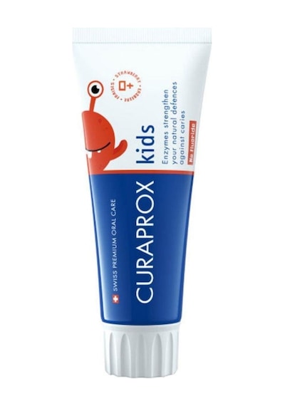 Curaprox Enzycal Kids Flörürsüz Diş Macunu 60 Ml Çilekli