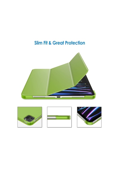 Apple iPad Uyumlu Pro 11 3. 2021 İle Uyumlu Kılıf Pu Deri Standlı Case A2377 A2459 A2301 A2460 Sku: Zeusb0dxl4c44g Arka Kapak