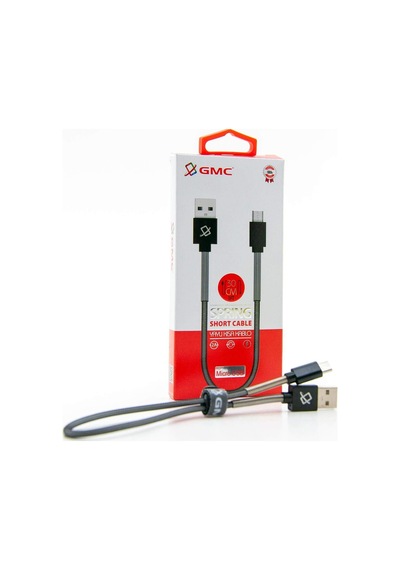 Micro Uç Usb Yaylı Kısa Usb Kablo