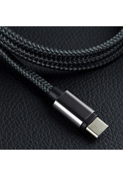 Micro Usb Hasır Metal Ipli Android Hızlı Şarj Data Kablosu