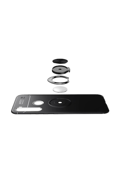 Redmi Note 8T Yüzüklü Standlı Manyetik Kamera Korumalı Kılıf