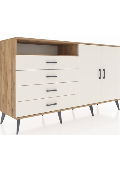Hyperion Konsol 3 Raflı 4 Çekmeceli 2 Kapaklı 176x44x99 Çam-aytaş Çam-aytaşı Hyperion Konsol 3 Raflı 4 Çekmeceli 2 Kapaklı 176x44x99 Çam-aytaş Çam-aytaşı