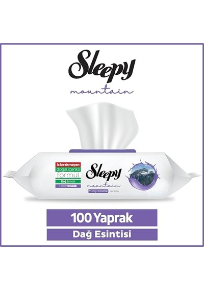 Sleepy Mountain Yüzey Temizlik Havlusu&mendili Dağ Esintisi 100 Yaprak
