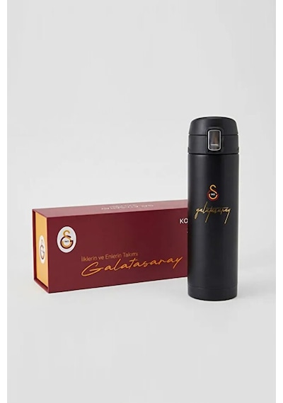 Karaca X Galatasaray Çelik Sızdırmaz Termos Kutulu 450 Ml Gümüş