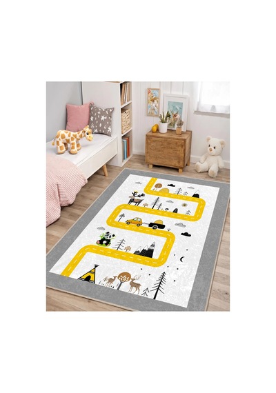 Dijital Baskılı Pamuk Tabanlı Çocuk Halısı Kaymaz, Yumuşak, Makinede Yıkanabilir Çok Renkli 795159845 Çok Renkli Dijital Baskılı Pamuk Tabanlı Çocuk Halısı Kaymaz, Yumuşak, Makinede Yıkanabilir Çok Renkli 795159845 Çok Renkli