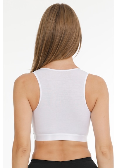 Parlingerie Sporcu Emzirme Büstiyeri Beyaz
