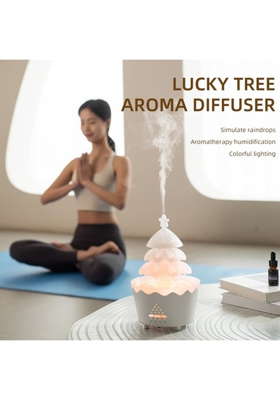 Çeşithane 250ml Usb Aroma Difüzör Ultrasonik Hava Nemlendirici Led Işıklı