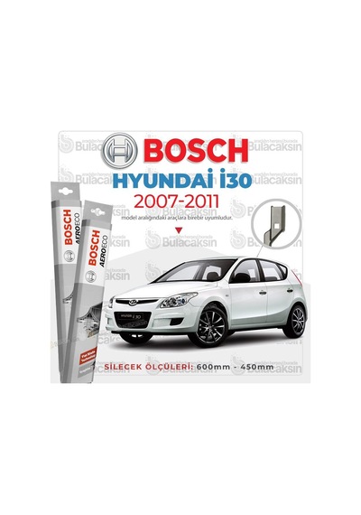 Hyundai İ30 Muz Silecek Takımı 2007-2011 Bosch Aeroeco N11.3694
