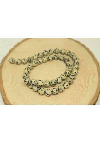 Çeyrek Dizi 9cm Uzunluğundadır Jasper Taşı Çeyrek Dizi 8mm 27580 Çok Renkli