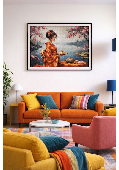 Nova Puzzle 1000 Parça Geyşa Puzzle - 41213