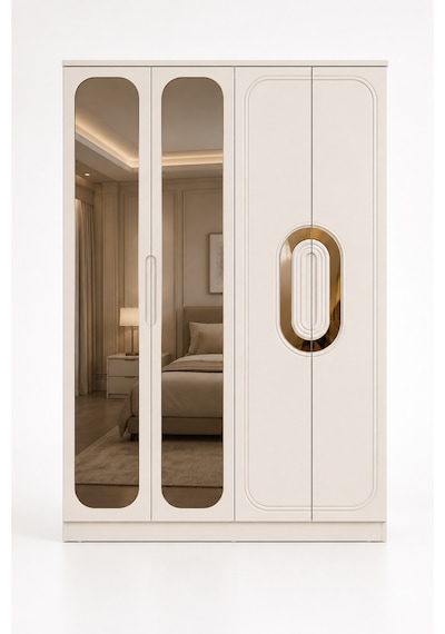 Mercan Aynalı 4 Kapaklı Gardırop Mdf Kapaklı Lake Boyalı Yatak Odası Elbise Dolabı 4 Lü Dolap Krem Mercan Aynalı 4 Kapaklı Gardırop Mdf Kapaklı Lake Boyalı Yatak Odası Elbise Dolabı 4 Lü Dolap Krem