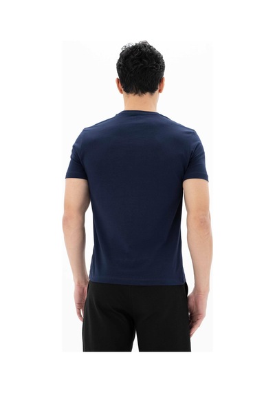AR-MA Arma Erkek Slim Fit Bisiklet Yaka Tişört Y25344452201 Lacivert