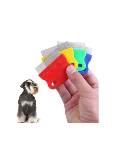 Canelf Kedi Köpek Pire Tarağı, Bit Tarağı, Evcil Hayvan Bit Ve Pire Toplayıcı Tarak