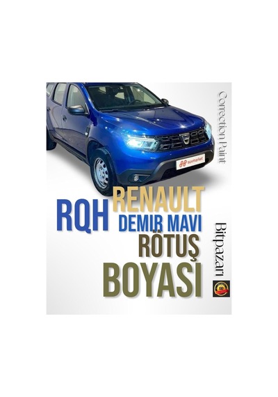 Flea Market Renault Duster, Express, Clio, Sandero İle Uyumlu Rqh Demir Mavi Rötuş Boyası 20ml