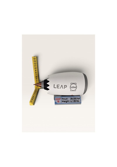 Jet Motoru Maketi - Cfm Leap 1b