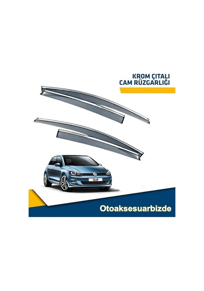 Vw Golf 7 Mügen Cam Rüzgarlığı Kromlu Hb 2013-2021 Arası 4 Lü Set N11.877