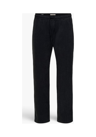 Only & Sons Erkek Onsfade Loose Corduroy 0658 Pants Vd Siyah Pantolon - 5040177