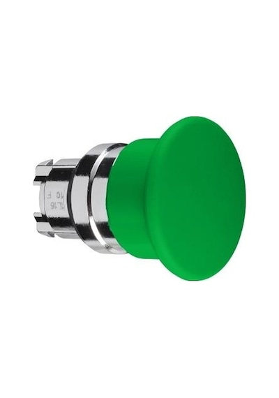 Schneider-40mm Yaylı Buton Kafası Yeşil-zb4bc3
