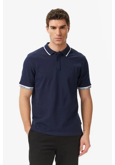 Nautica Erkek Lacivert Regular Fit Polo Yaka T-shirt-14496