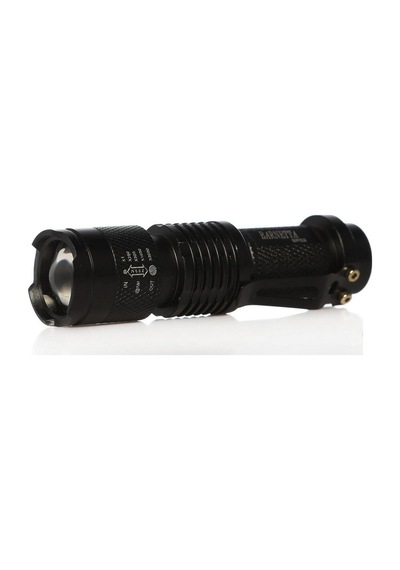Brs2 Xpe Led Şarjlı Metal El Feneri Açık Gri
