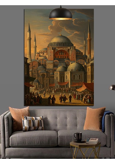 Ayasofya Camii İstanbul Dekoratif Kanvas - Mdf Ahşap Tablo