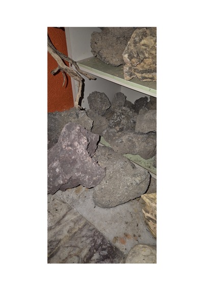 Turuncu Kaya Doğal Akvaryum Tasarım Kayası 1kg