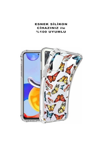Samsung Galaxy S24fe İle Uyumlu Water Color 2 Baskılı Şeffaf Köşe Korumalı Antişok Kılıf