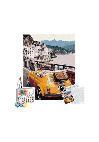 Sayılarla Boyama Seti 40 X 50 CM Tuval Şasesine Gerili Vosvos