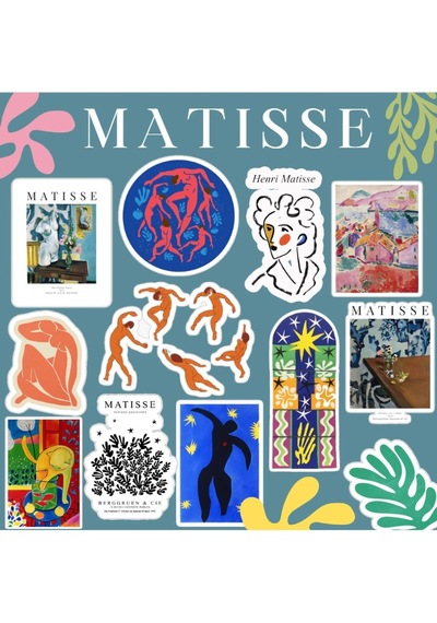 Matisse Sticker Seti Laptop Notebook Telefon Etiket Journal 1