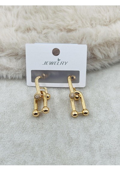 Bijüteri Küpe 64 Gümüş Günlük Şıklık Şık Hediye Model 3752c4 Çok Renkli