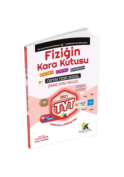 YKS TYT Fiziğin Kara Kutusu Yeni Nesil Konu Özetli Tamamı Çözümlü ÖSYM Arşivi Çıkmış Soru Bankası