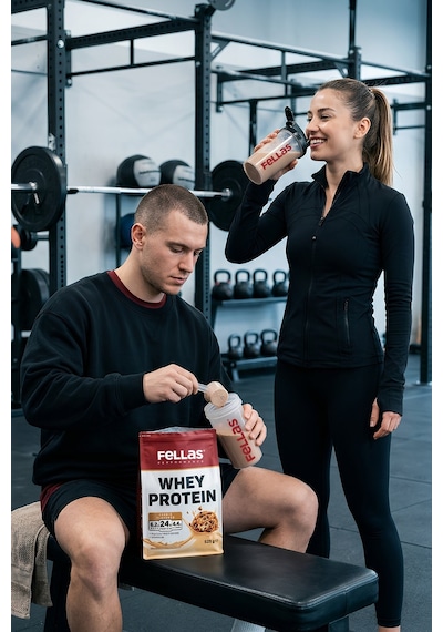 Whey Protein Tozu Kurabiye Aromalı 525 G X 4 Adet Kurabiye