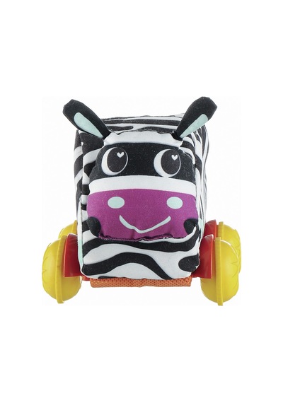 Molie Peluş Zebra Bebek Oyuncağı Araba