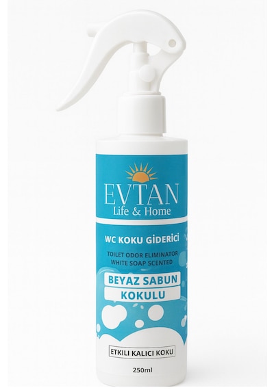 Evtan Life&home Beyaz Sabun Kokulu Wc Koku Giderici Sprey 250 Ml