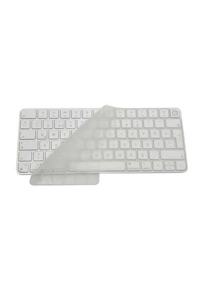 Magic Keyboard 3 Klavye Koruyucu A2449 A2450 A3118 A3203 Uyumlu Ultra İnce Silikon 0.3mm Siyah