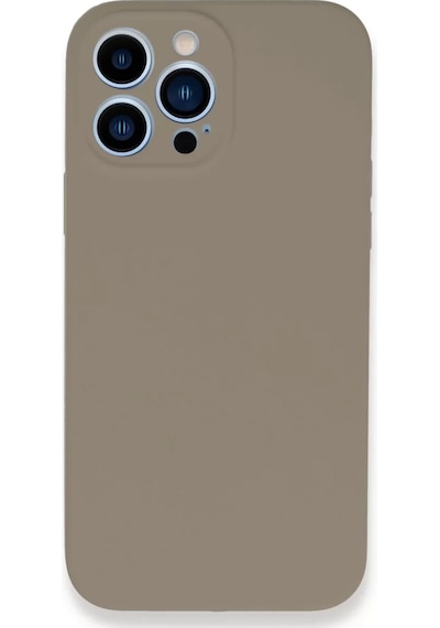 Newface  Apple  Uyumlu iPhone 13 Pro Max Kılıf Lansman Legant Silikon - Bej