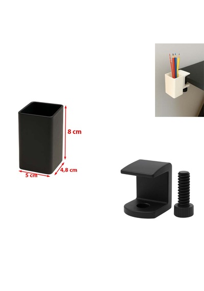 Özel 3d Baskı Kalemlik Modüler Masa Düzenleyici Tak Çıkar Düzenleyici Ebat: 8 Cm X 5 Cm X 4,8 Cm Sarı
