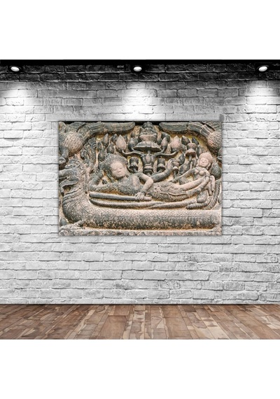 Bk Home Duvar Oyma Tasarımlı Kanvas Tablo 70X100Cm-5
