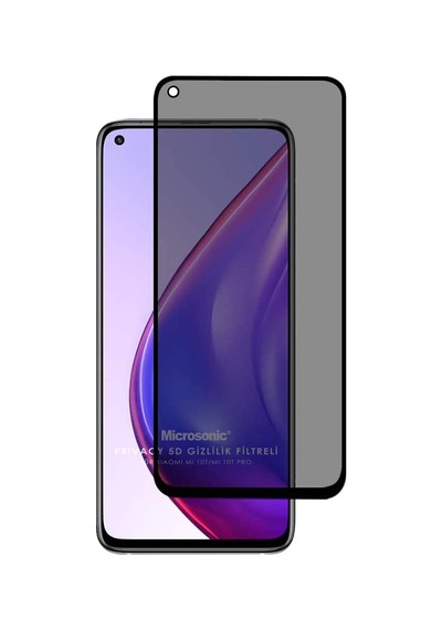 10t Pro Privacy 5d Gizlilik Filtreli Cam Ekran Koruyucu Siyah